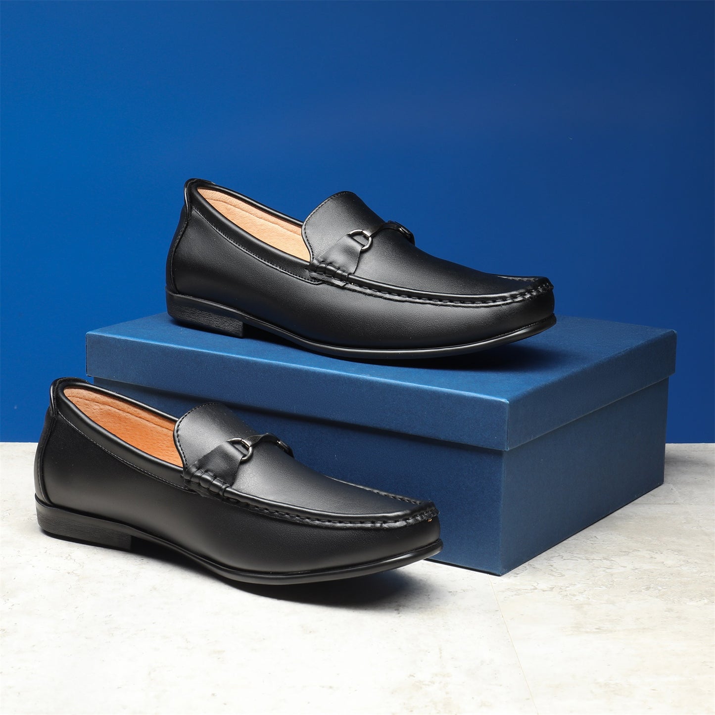 Mocassins classiques pour homme Black