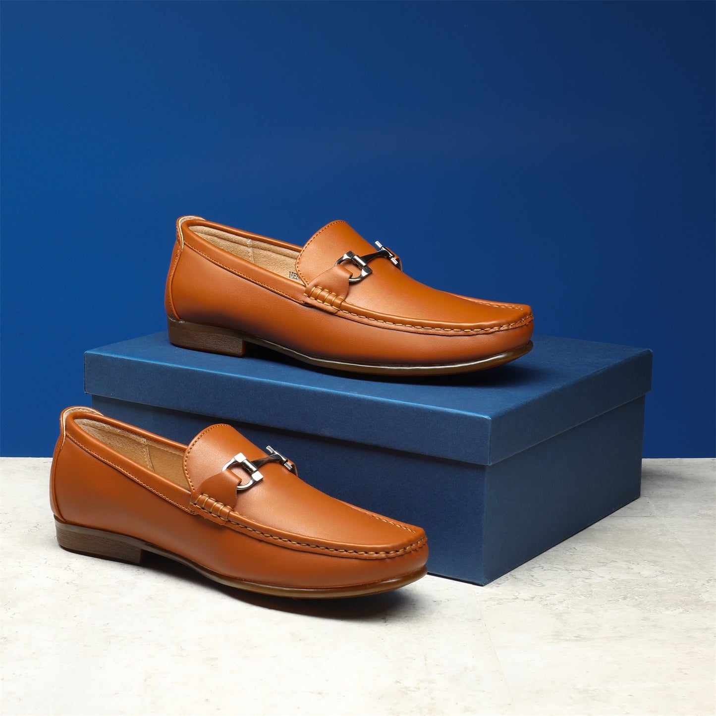 Mocassins classiques pour homme Brown