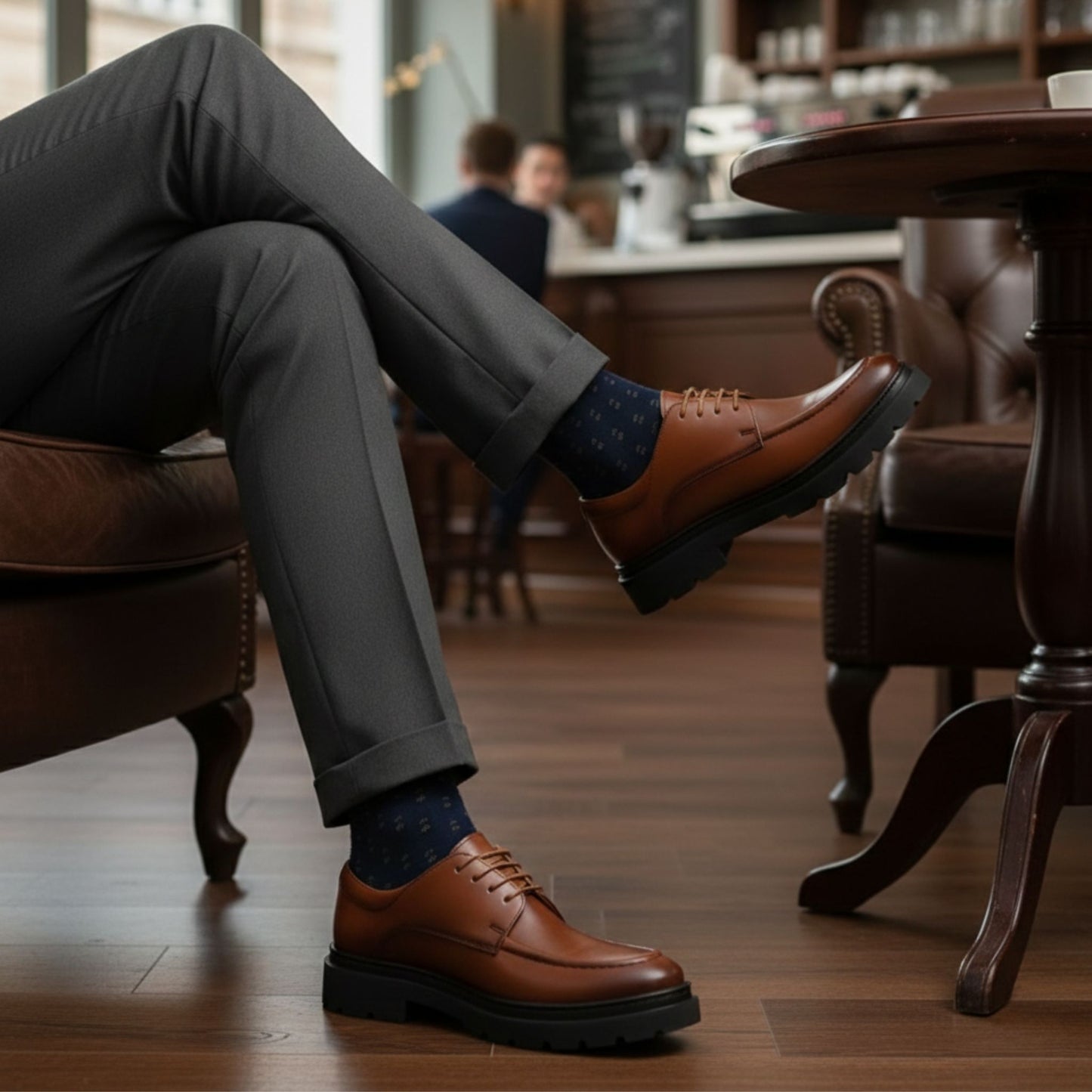 Chaussure Marron Classique en Cuir Confortable