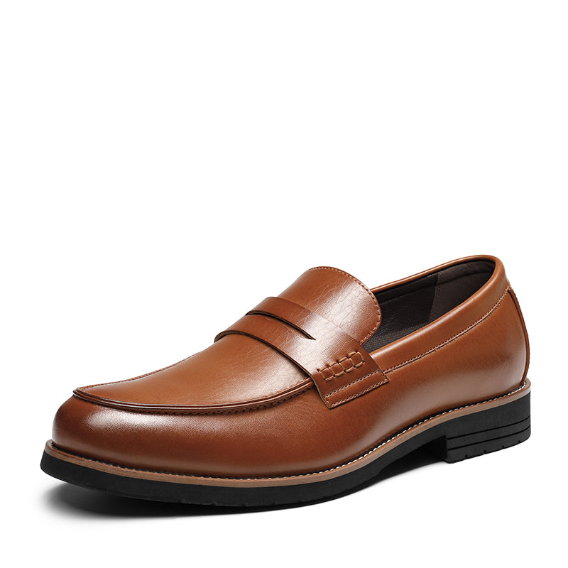 Mocassins Penny en cuir Brown
