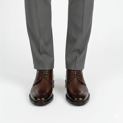 Chaussures Élégantes Marron en Cuir Premium