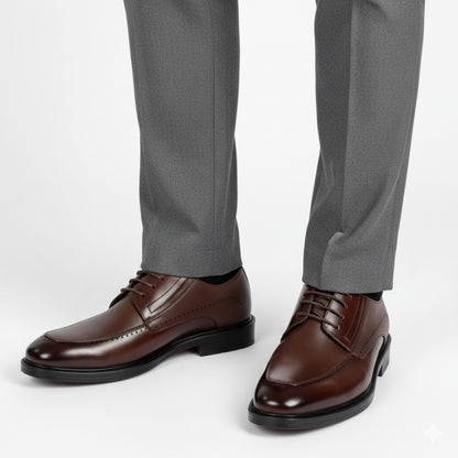 Chaussures Élégantes Marron en Cuir Premium