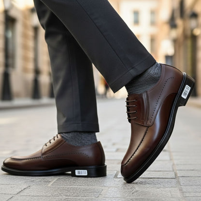 Chaussures Élégantes Marron en Cuir Premium