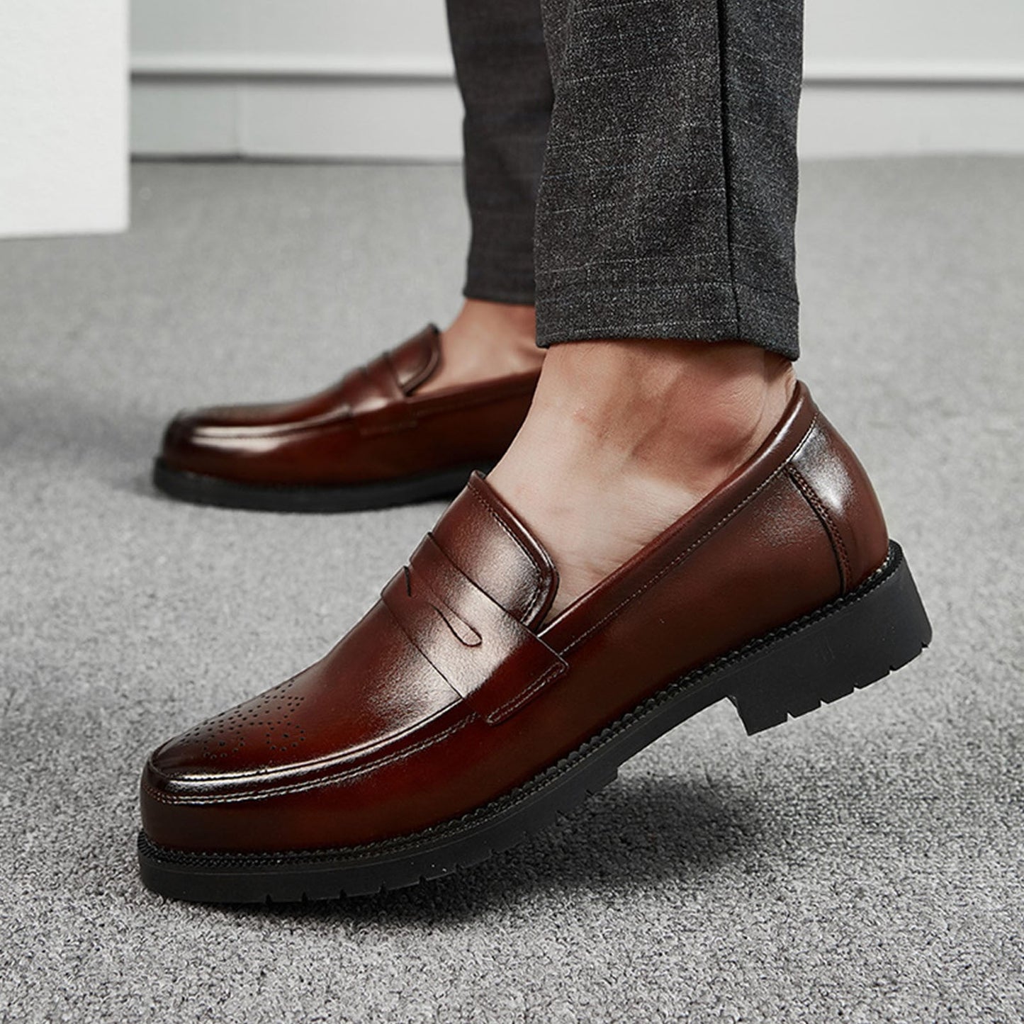Chaussures habillées luxueuses pour hommes