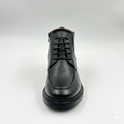 Derby Cuir Noir Luxe
