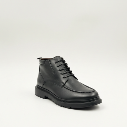 Derby Cuir Noir Luxe