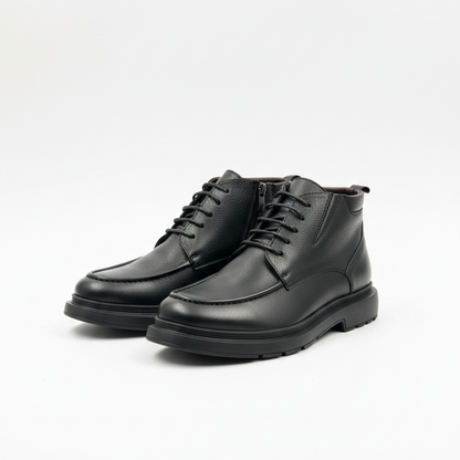 Derby Cuir Noir Luxe