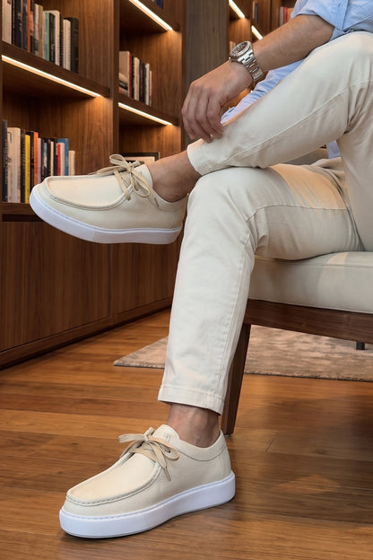 Derby Cuir Grainé Plateforme