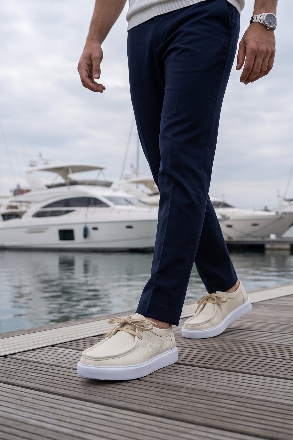 Derby Cuir Grainé Plateforme