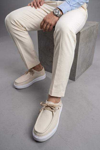Derby Cuir Grainé Plateforme