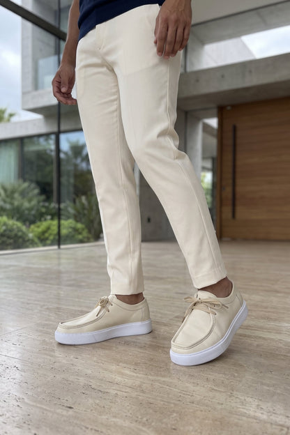 Derby Cuir Grainé Plateforme