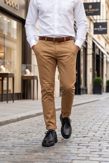 Derby Cuir Grainé Plateforme