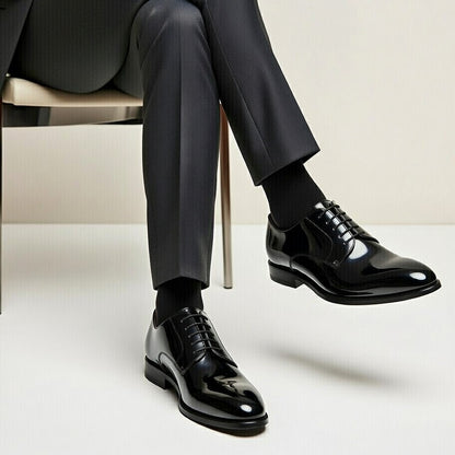Chaussures Classiques Noir en Cuir Premium