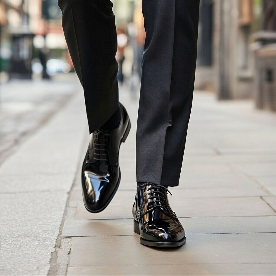 Chaussures Classiques Noir en Cuir Premium